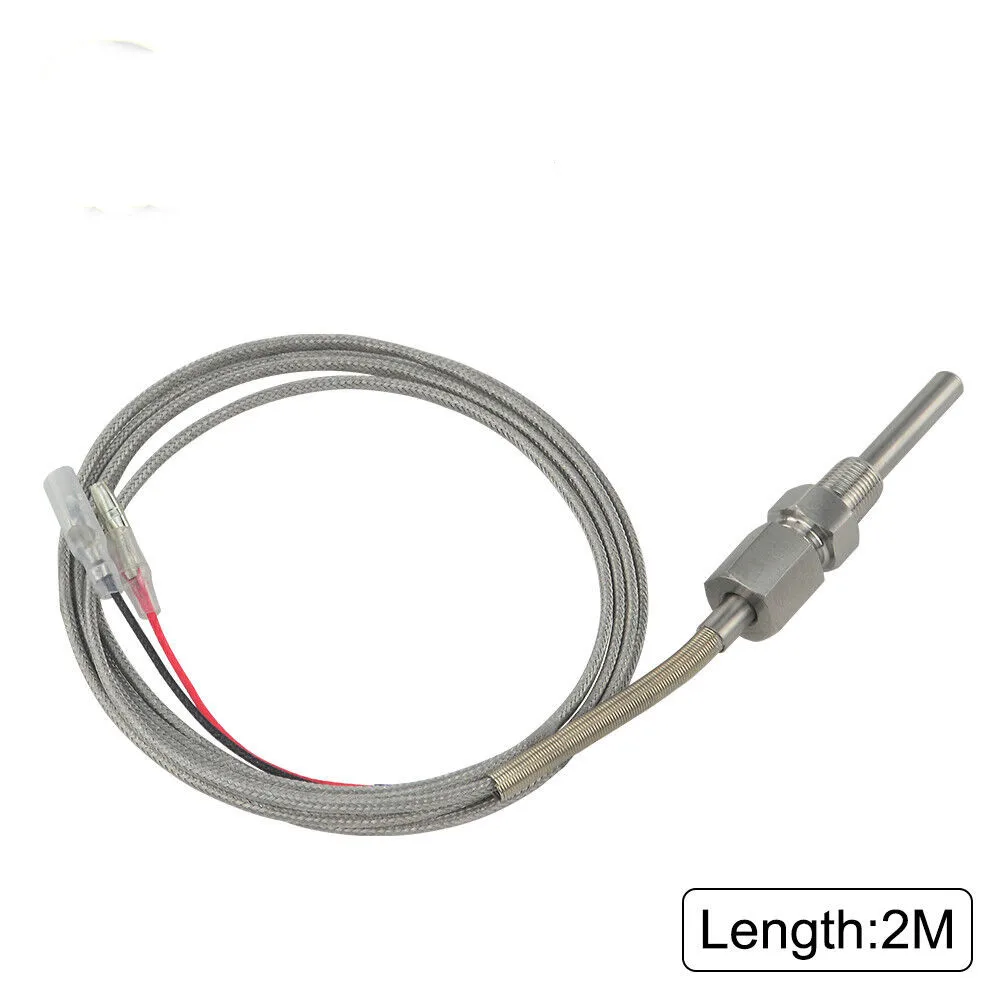 

Car Exhaust Gas Temp Sensor 2M EGT K Type Thermocouple Probe Exhaust Temperature Sensors Threads Exhaust Temp Sensor