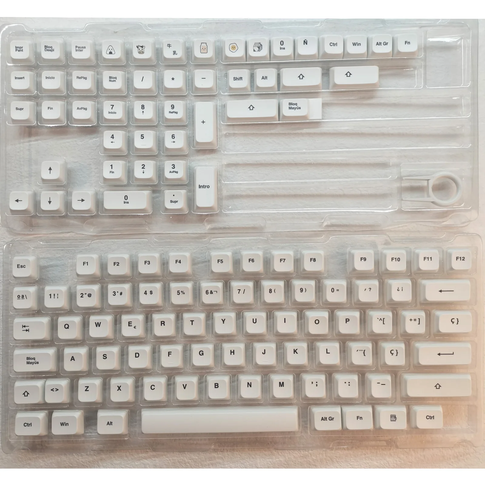 Spanish English Keycaps Spanish Russian Arabic French Korean German Taiwan Thai Japanese Keycaps XDA Height Cross Axis HC4 MX Sw