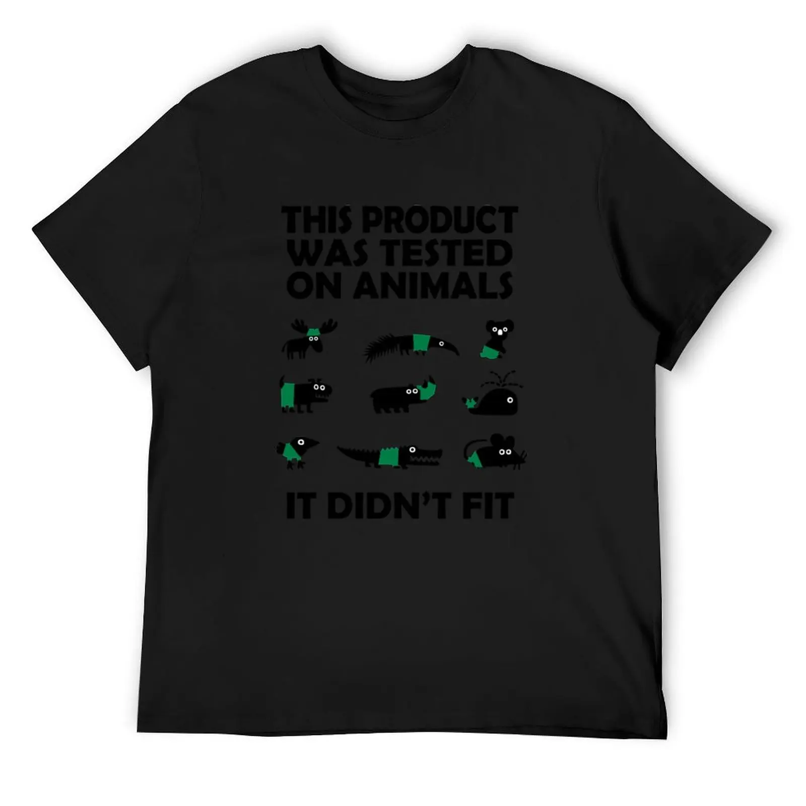 PRODUCT tested on animals T-Shirt tees custom t shirt street wear men t shirt