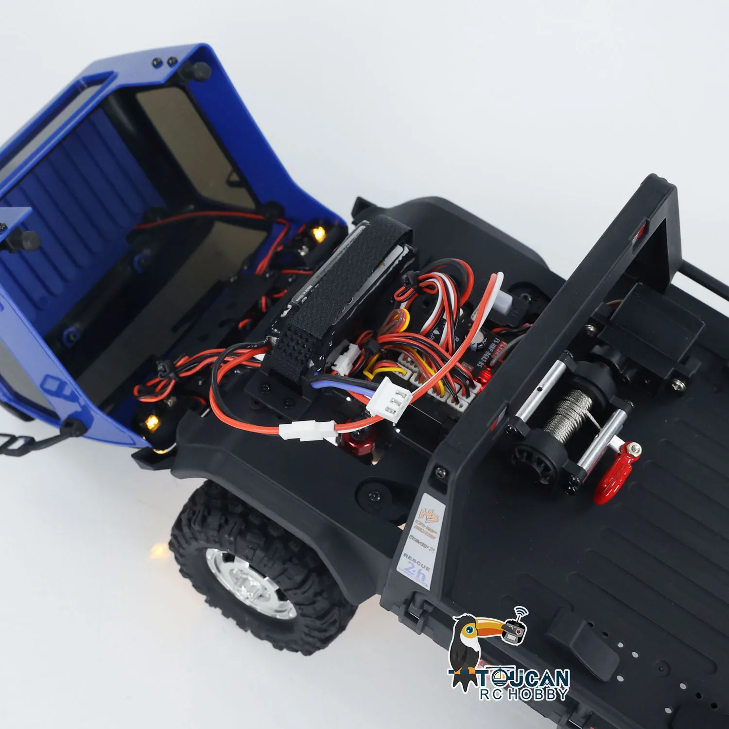 

1/18 CR18P Flatbed Truck Car 6x6 RTR Painted Finished RC Rock Crawler Off-Road Truck 2-Speed Transmission Lights Vehicle TH24369