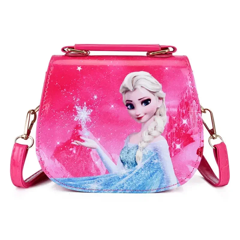 Disney Frozen Kids Shoulder Bag for Girls Cute Queen Elsa Handbags Purse Crossbody Side Bag Luxury Designer Birthday Gift