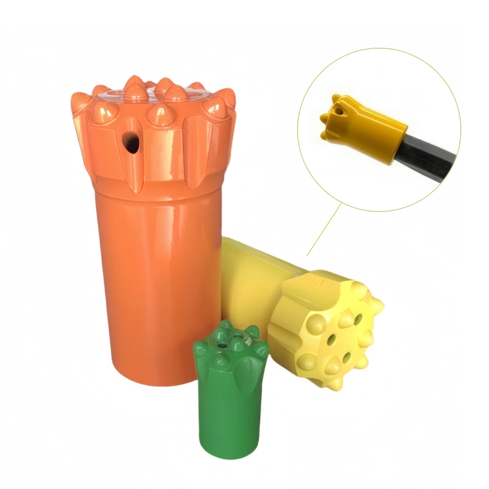 34 mm 36 mm 38 mm 7 11 12 degree alloy rock drilling tool cone button bit for coal mines
