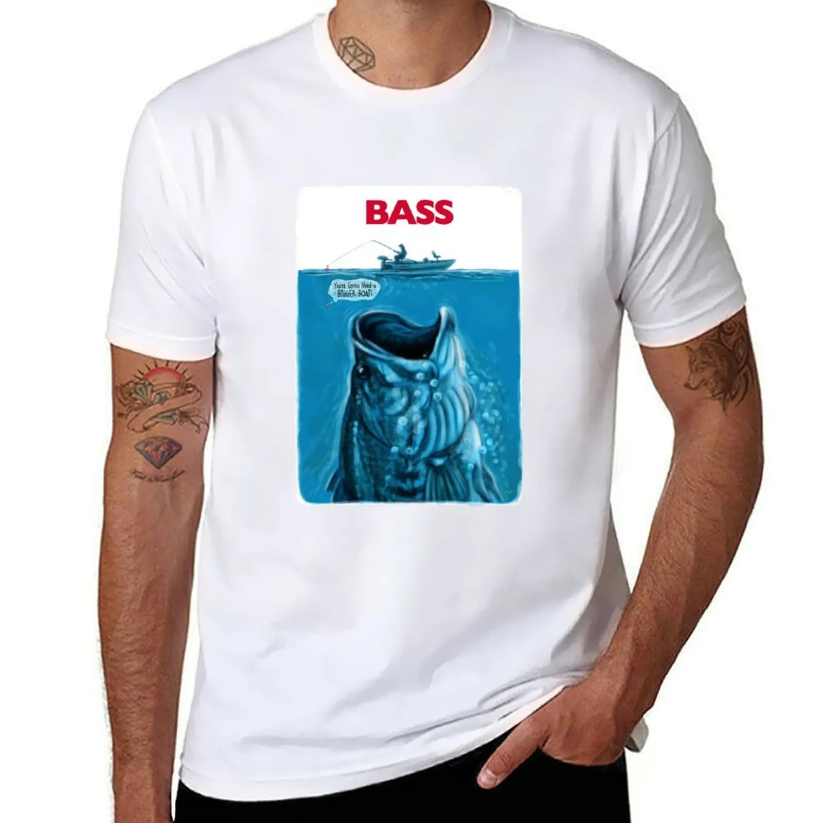 

GONNA NEED A BIGGER BOAT T-Shirt t shirts for man graphic funny t shirt personalised T-Shirt