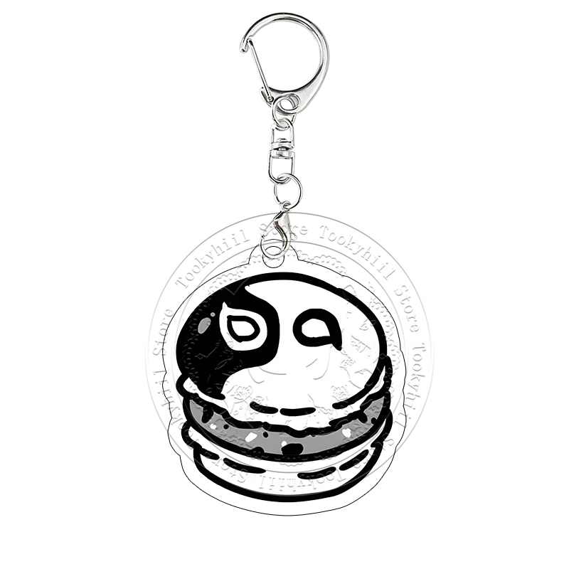 Bj Alex BL Acrylic Keychain Cute Couple Pendant Pixel Art Keyring Backpack Pendant Character Cosplay Props Student Birthday Gift