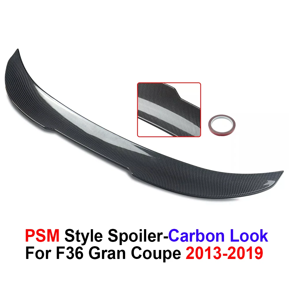 Kofferbak Spoiler Lip Diffuser Voor BMW F36 Gran Coupe 13-19 Accessoires M4/PSM/MP Stijl Auto Exterieur Spoiler Onderdelen Auto Vleugels
