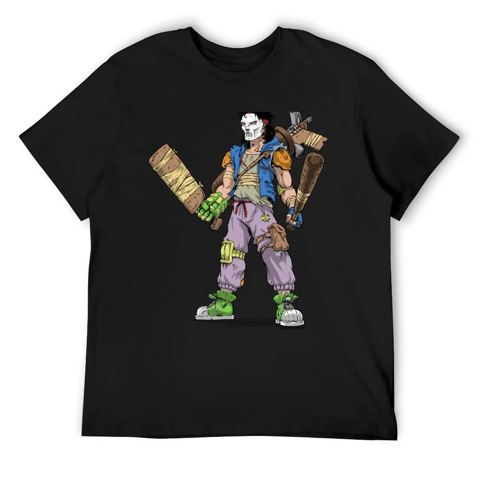 

Casey Jones TMNT T-Shirt blue archive anime stuff cotton graphic tees oversized t shirt men