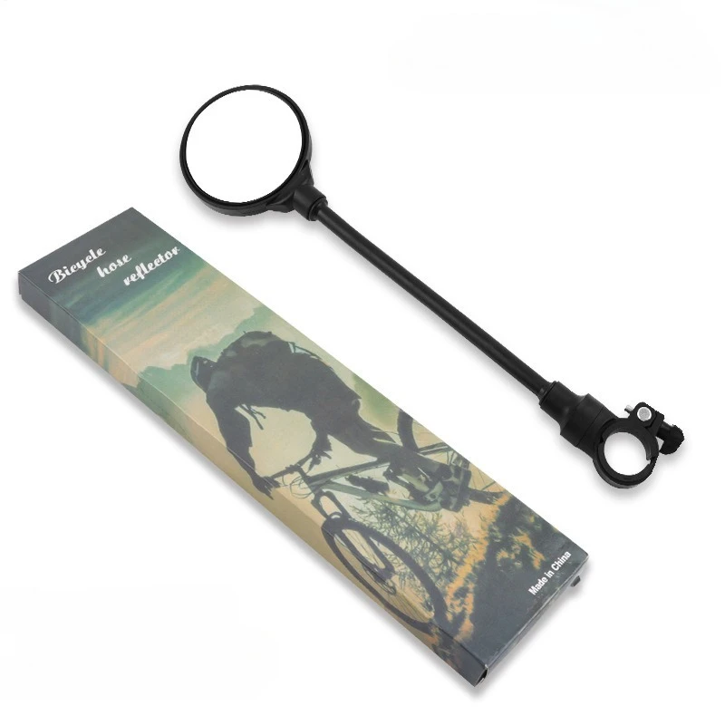 

Зеркало заднего вида на руль велосипеда, вращающееся и регулируемое на 360 градусов широкоугольное противоударное выпуклое зеркало заднего вида, универсальное