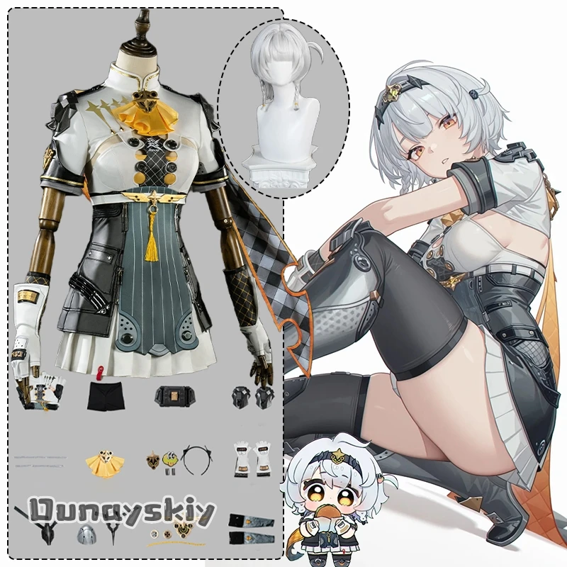 Zenless Zone Zero Soldier 0 – Anby Cosplay Kostüm Sexy Slim Fit Kleid Kampfuniformen Spiel Zzz Rollenspiel Damenkostüm S-2XL