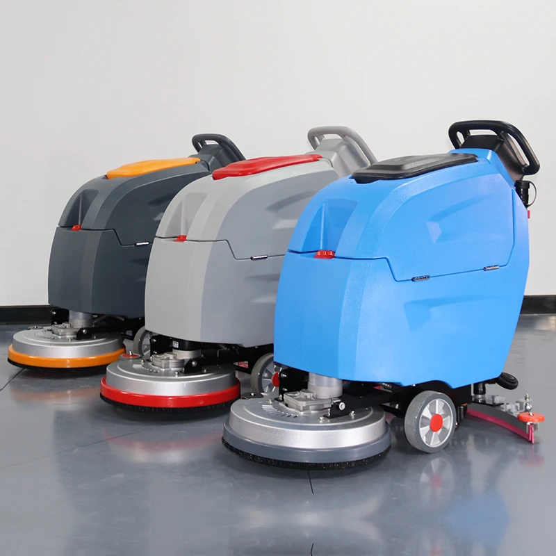 Small Commercial Ceramic Tile Floor Scrubber Machine 20 in Floor Scrubber