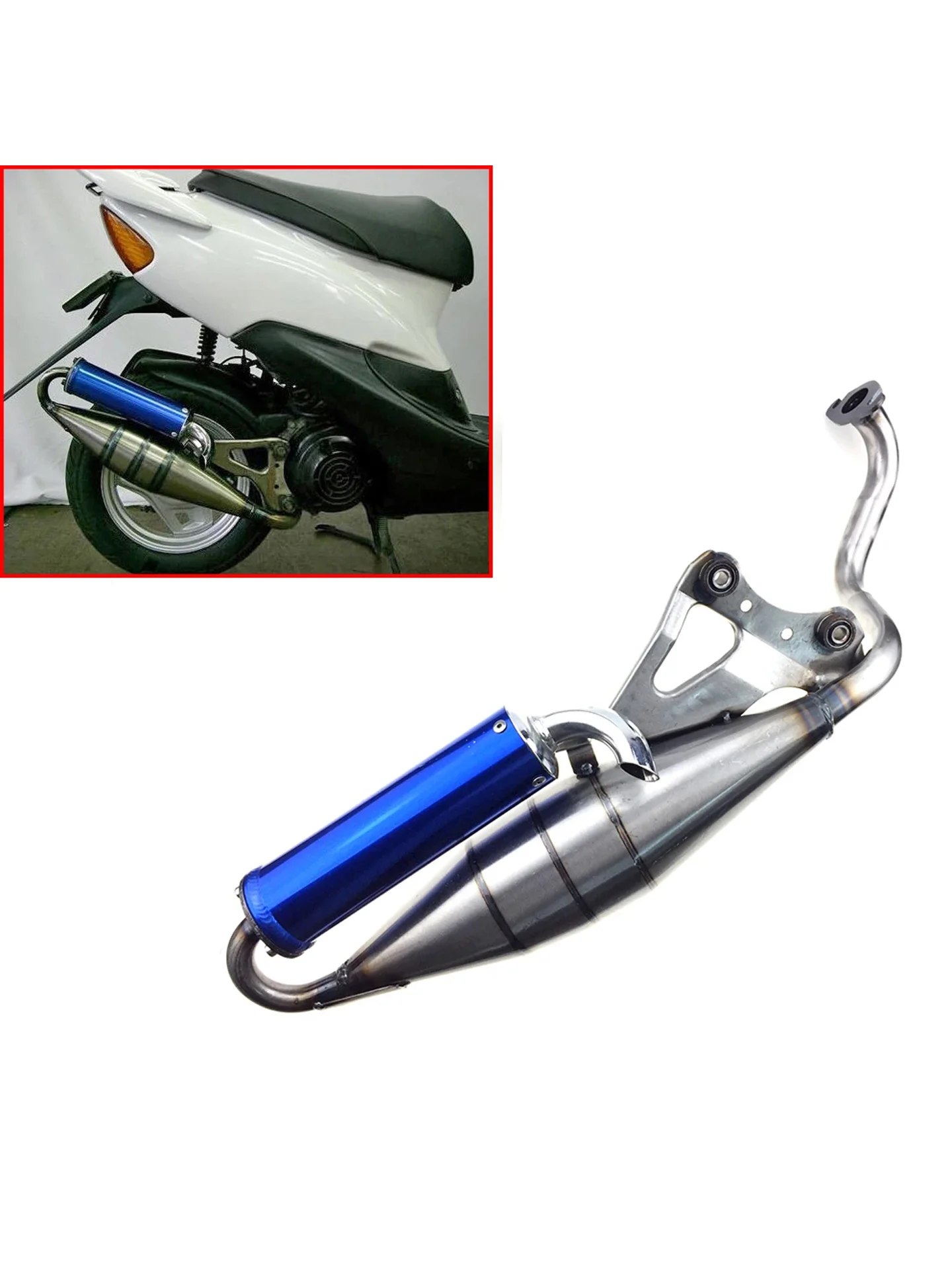 二輪車用エキゾーストサイレンサー,ホンダdio zx 50,zx50,af34,af35