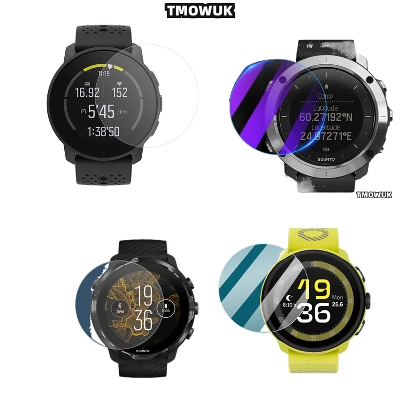 

For Suunto 5 7 9 Peak Pro Race S 45mm 49mm OCEAN Traverse Alpha - HD Tempered Glass Screen Protector - 9H Anti - Scratch