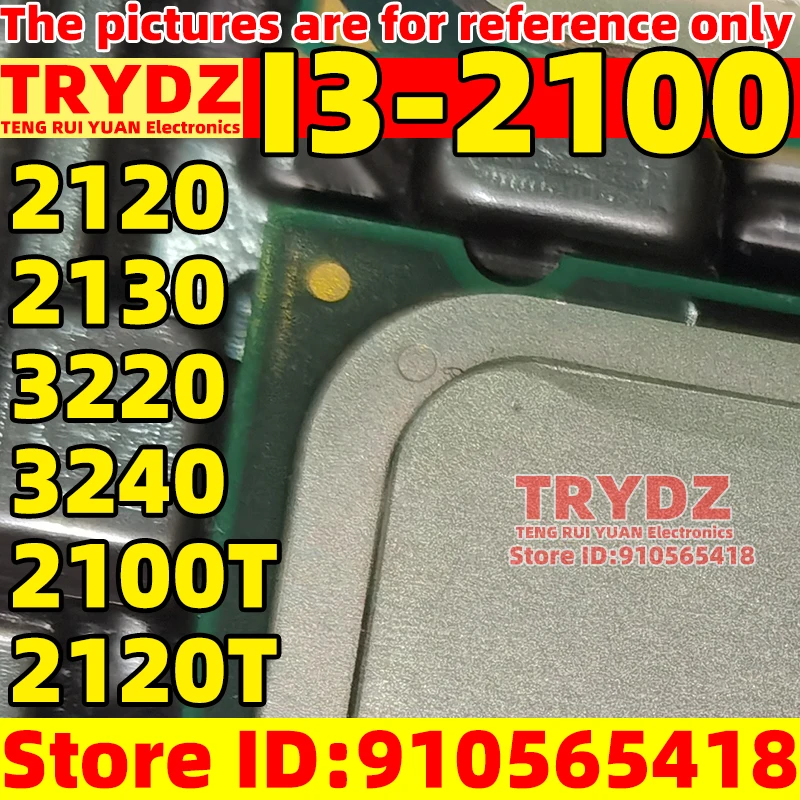 1pcs Used I3-2100 2120 2130 3220 3240 2100T 2120T 3210 LGA1155