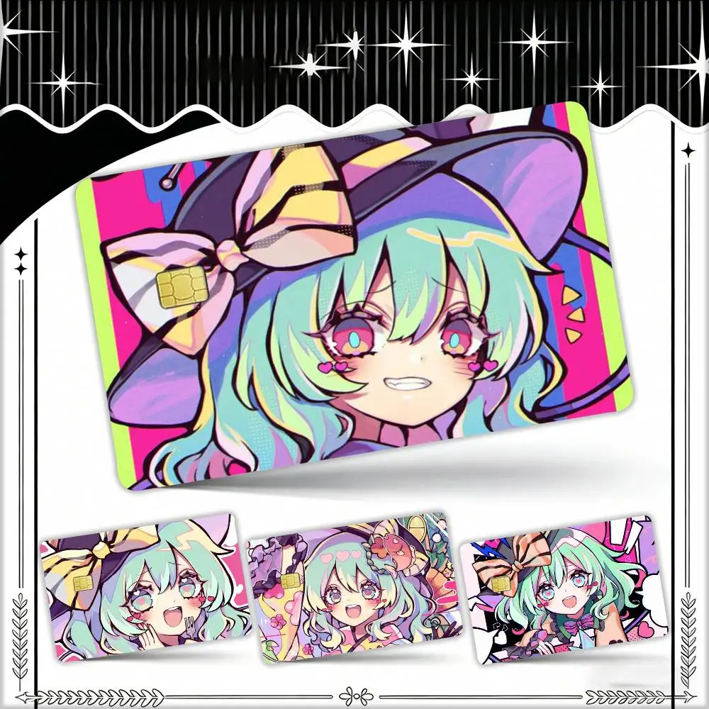 

Koishi Komeiji Art Waterproof Film Skin Cover Credit Card Stickers Debit Front Bank Bus Pass