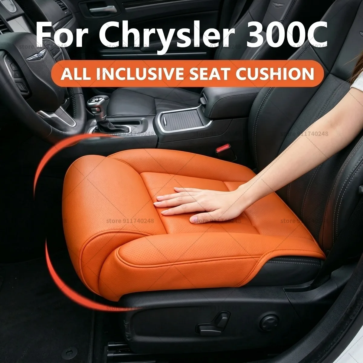 

Подушка-удлинитель для ног из пены с эффектом памяти для Chrysler 300C, кожаная, для поддержки бедер, аксессуар для интерьера автомобиля