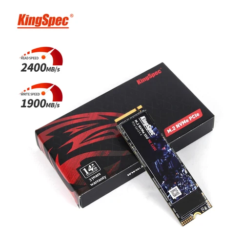 KingSpec-disco duro interno SSD M2 NVME, unidad de estado sólido 512GB 1TB, PCIe3.0 NVME SSD 128GB 256GB 2TB, para PC de escritorio y portátil