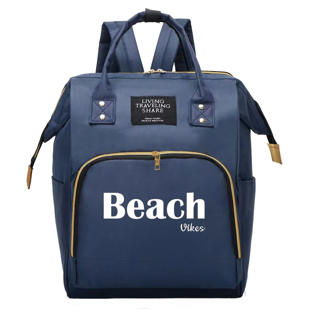 Sac à langer de grande capacité, sac à dos de soins pour bébé, sacs maman, série EvaluBeach, sacs à couches, essentiels de voyage