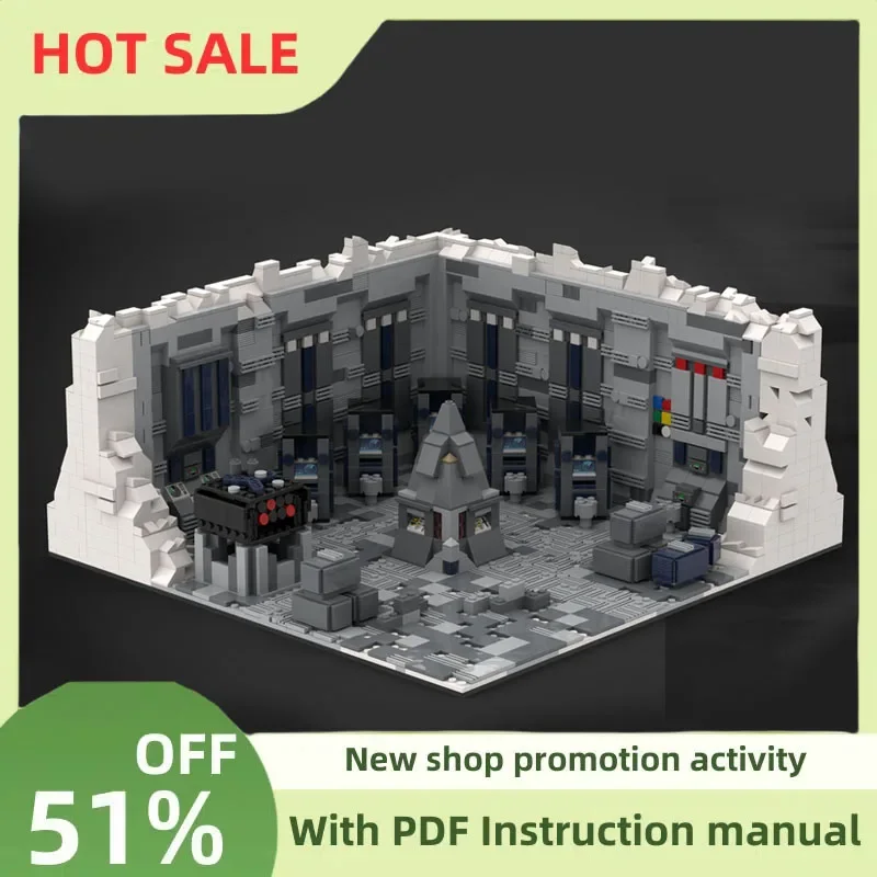 

New 3344Pcs Famous Star Battle Movie Moc Command Center Base Model Building Blocks Diy Creative Ideas Kids Toys Birthday Gift