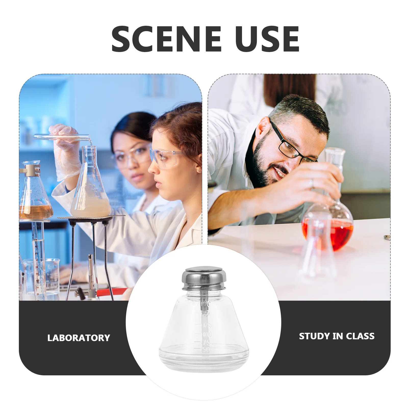 Przenośna butelka z pompką, szczelna, wielokrotnego użytku, do zmywacza do paznokci, alkoholu, kosmetyków, podróżna, trwała konstrukcja.