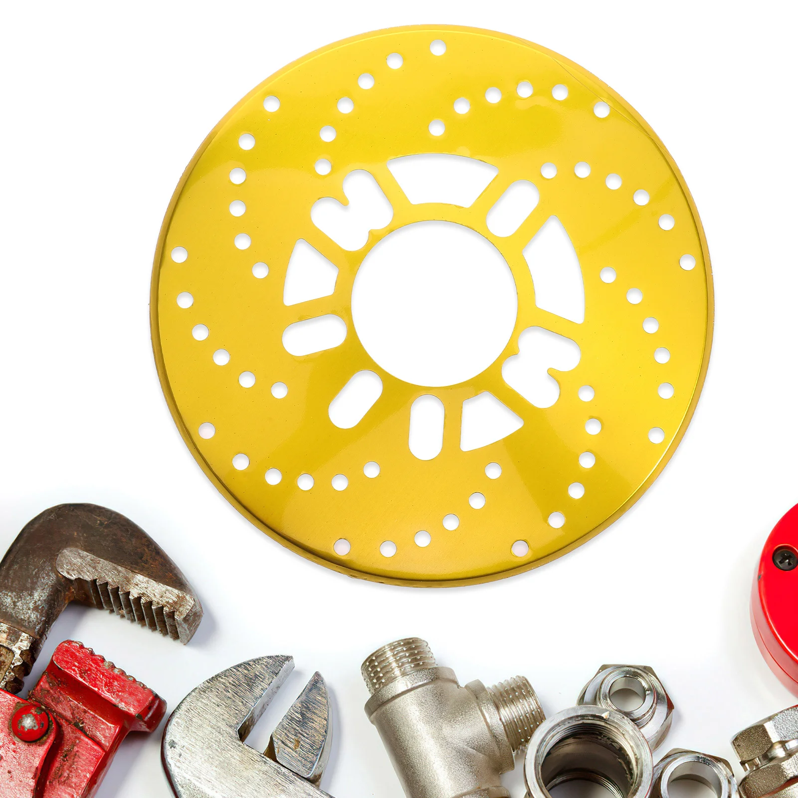 

2Pcs Brake Disc Covers Aluminum Alloy Decorative Disc Brake Trim Car Wheel Cover Durable Stylish Retrofit Brakes Rear