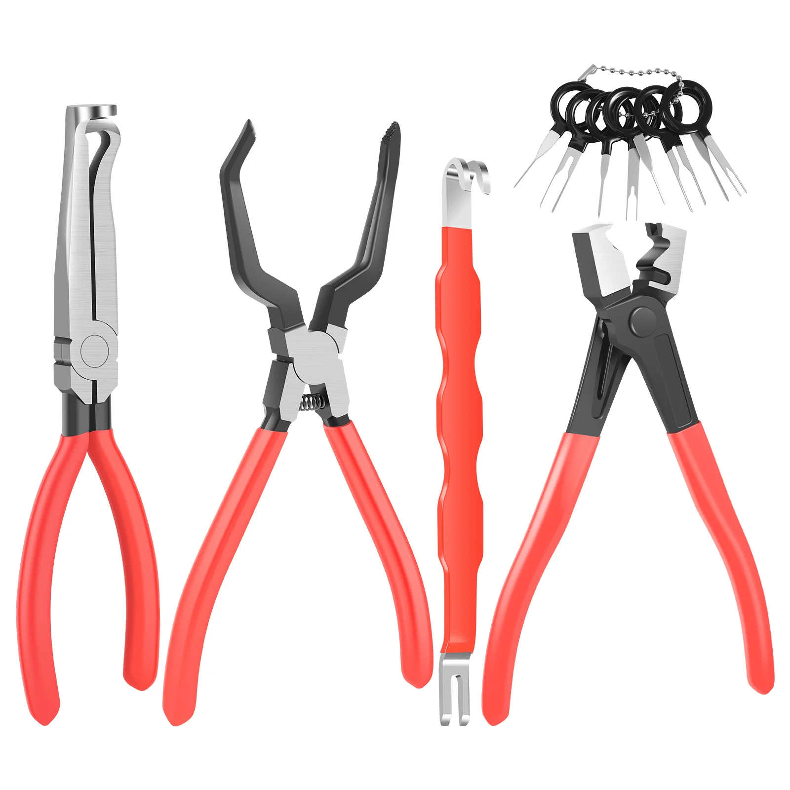 

5 шт. плоскогубцы для разъединения электрических автомобилей, инструмент для разъединения электрических разъемов с набором инструментов для снятия клемм