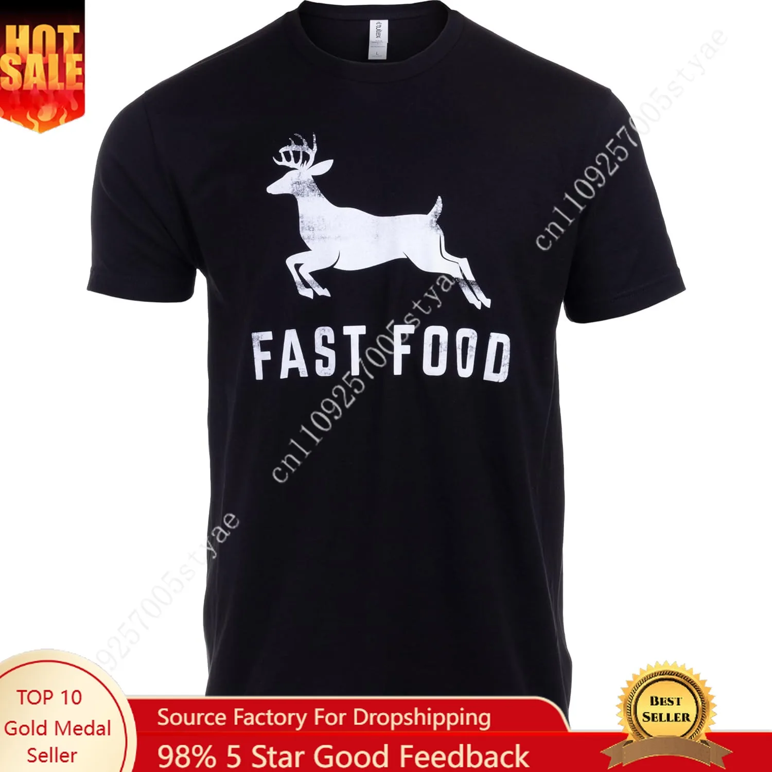 Funny Hunting and Fishing T-Shirts - Hunter Fisherman Shirt for Men, Women & Teens - Hunt Fish Tee Gift for Outdoorsman