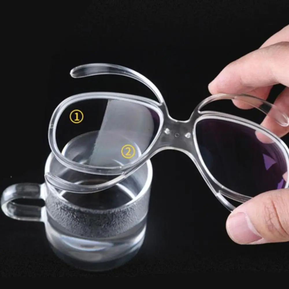 

Myopia Rack Glasses Eyewear Goggles Myopia Frame Insert Optical Adaptor Goggles Butterfly Clip Motorcycle Wind Mirror Clip