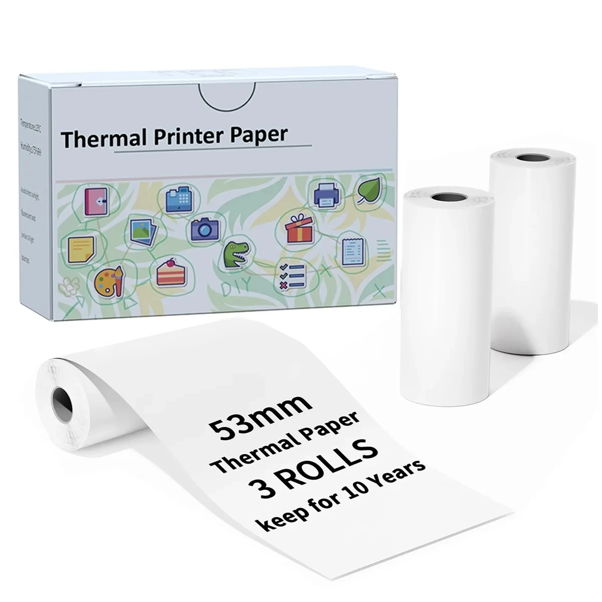 Thermal Paper for T02 Mini Printer, 53mm 2\