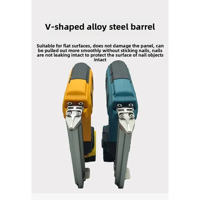 

F30G Brushless Cordless 18V Rechargeable Electric Nail Gun for Woodworking tools Compatible with Makita/DeWalt 20V Battery