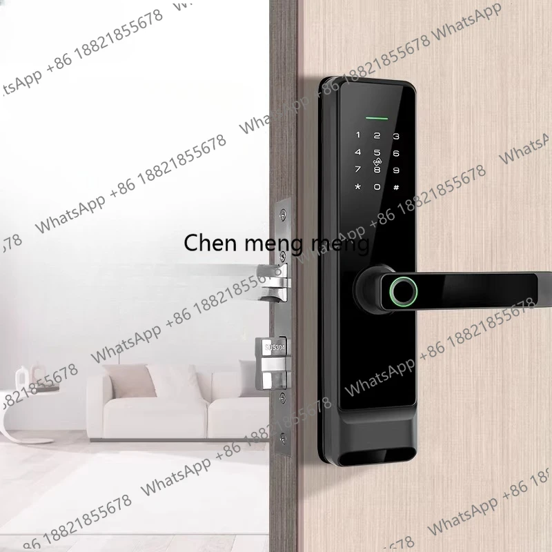 Indoor wooden door fingerprint lock Office password lock Household homestay bedroom smart lock