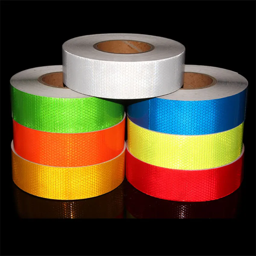 5cm*25m Bike Body Reflective Safety Stickers Reflective Safety Warning Conspicuity Tapes Film Stickers Strip Bicycle Accessories