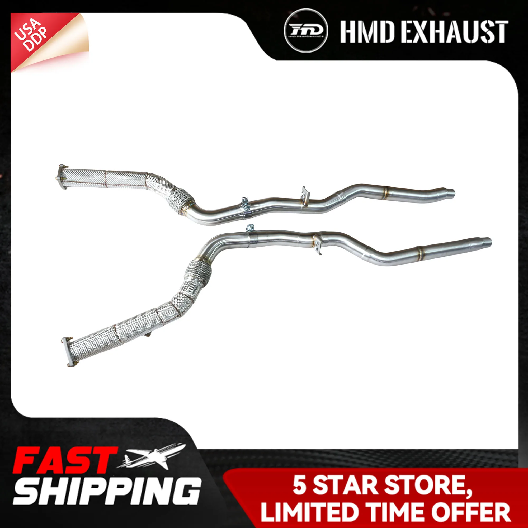 For Audi A6 C6 Exha…