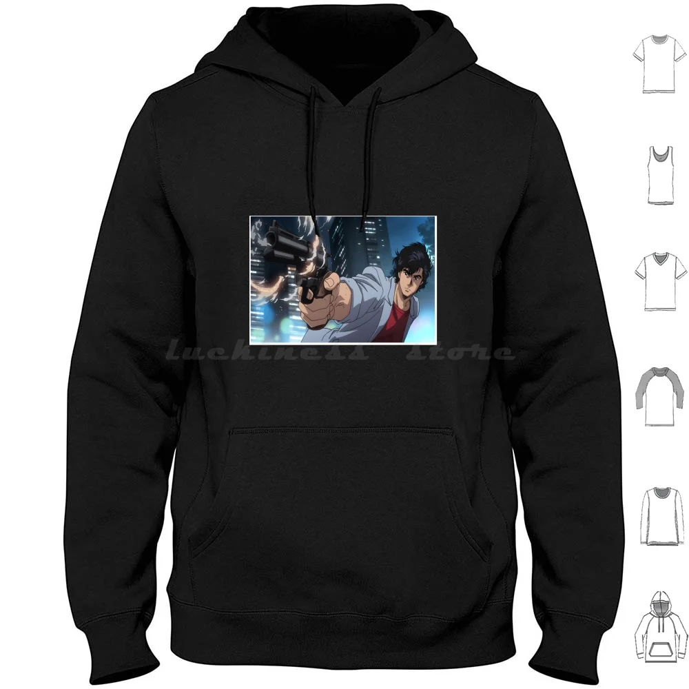 Nicky Larson Classic Hoodies Long Sleeve Nicky Larson Classic