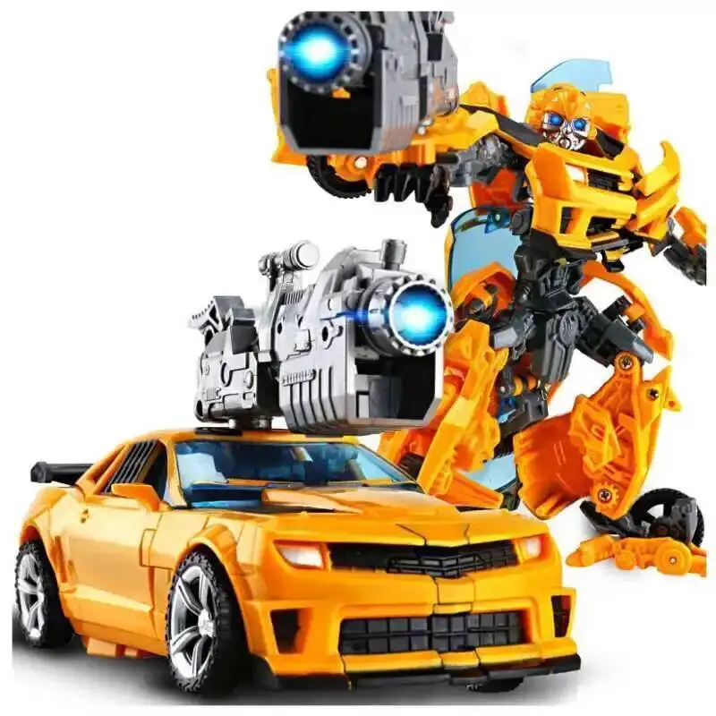 Transformation Action Figure Toy Masterpiece OP Commander Prime Bumble Bee Movie Model 18cm Alloy Deformation Car Robot Gift Kid