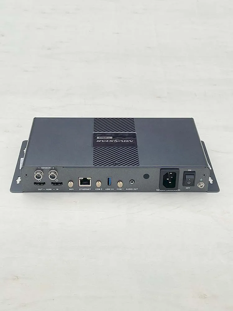 Novastar-caja de reproducción Multimedia TB50, puerto USB, WiFi, controlador HDMI, módulo a todo Color HUB75, pantalla LED, procesador de vídeo