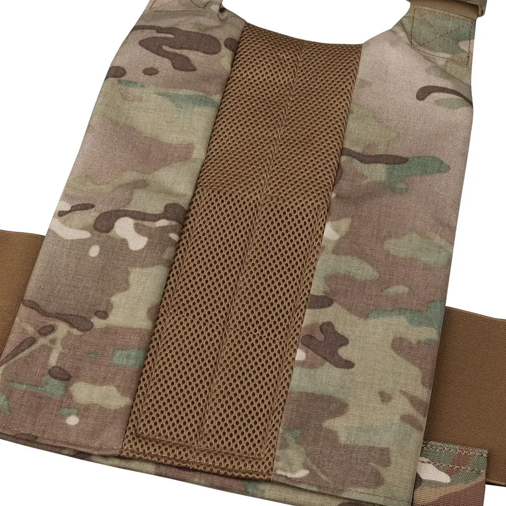 Ensemble de porte-plaques de gilet léger tactique AC-1 avec pochette élastique à Triple chargeur, sac de chasse pour stockage de bonbons, boucle de 2.5cm