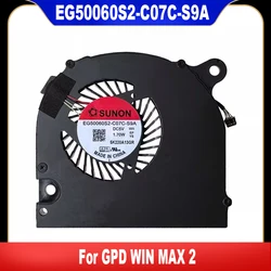 EG50060S2-C07C-S9A New Original For GPD WIN MAX 2 Laptop Cooling Fan DC5V 1.70W 4Pin Cooler Fan High Quality