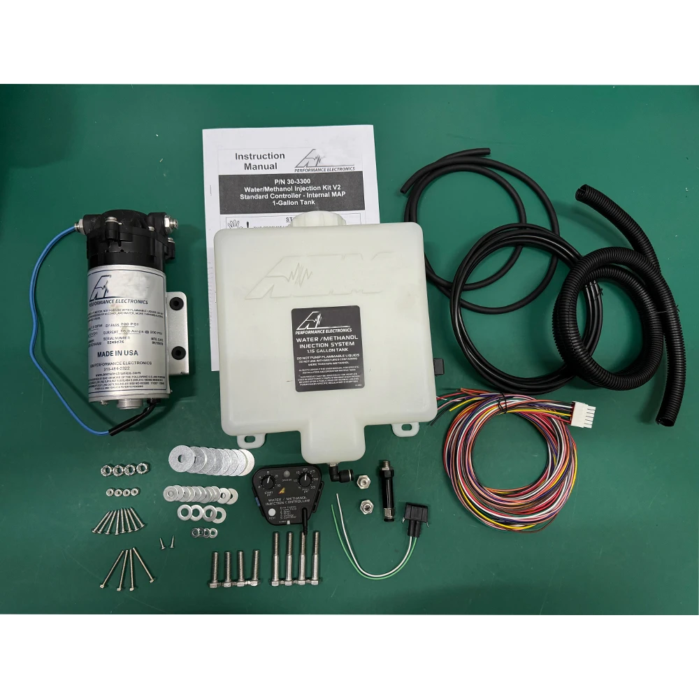 

NEW 30-3300 303300 Water/Methanol Injection Kit V2 Standard Controller 1 Gallon Tank With Internal MAP Sensor For AEM 30 3300