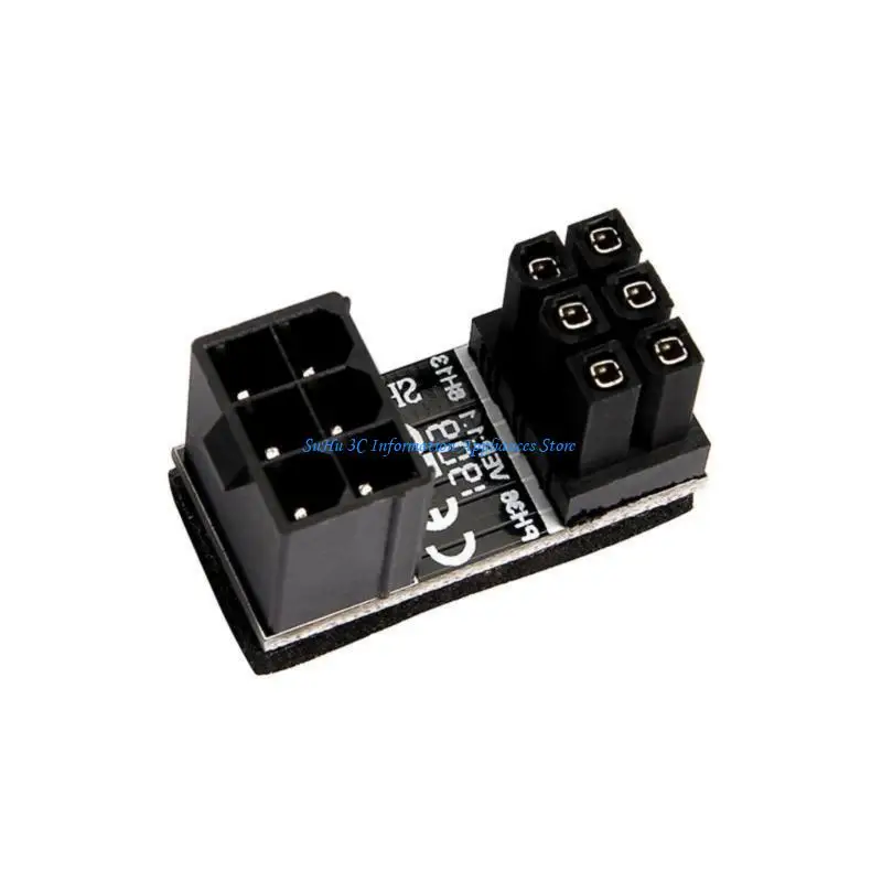 

Компактный 180-градусный 8-контактный адаптер питания PCIe для плавной интеграции с аксессуарами для настольных видеокарт