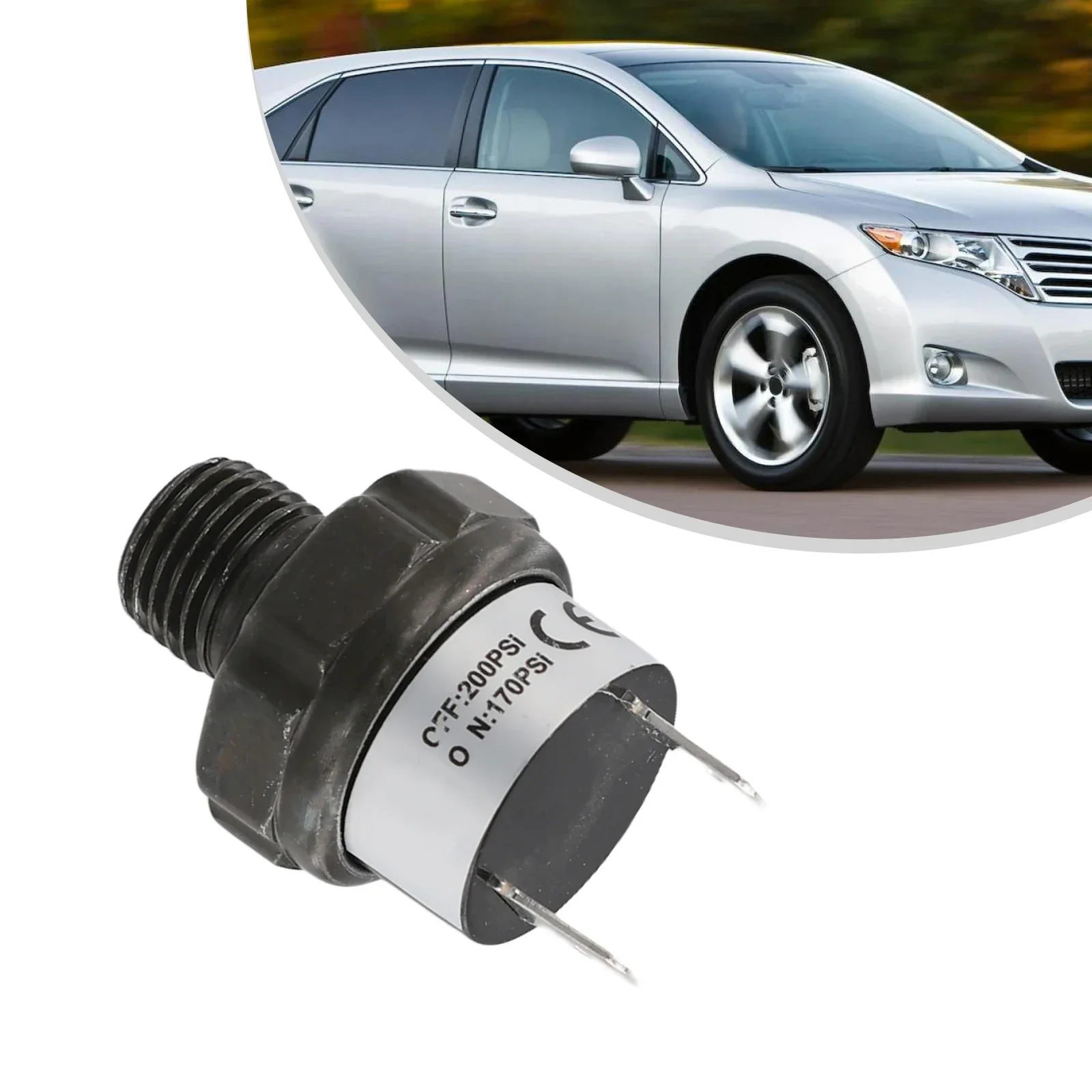 Car Air Compressor Tank Pressure Switch 170 Psi On-200 Psi Off Air Ride Suspension Auto Replacement Parts Switches