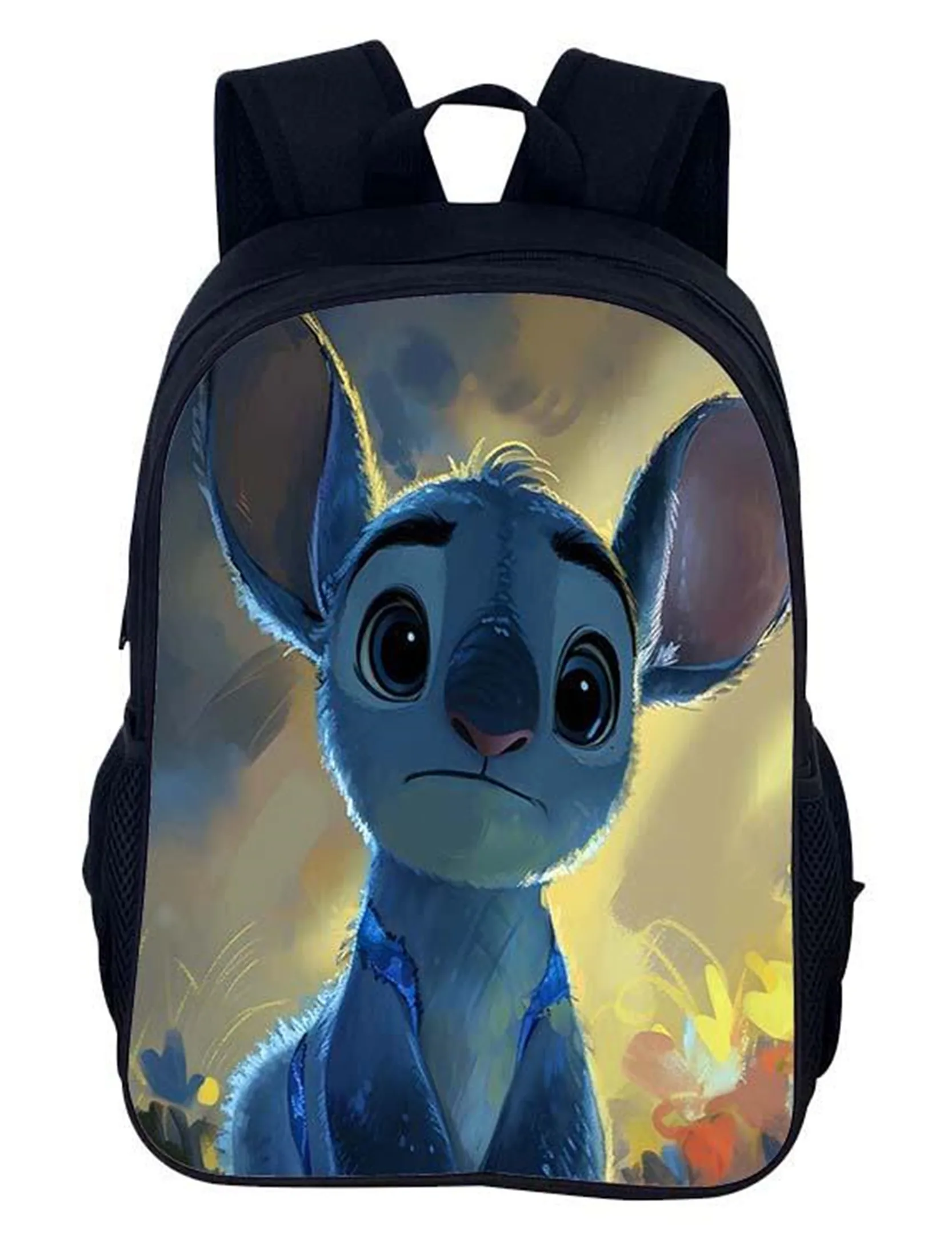 Stitch Basic Travel Backpack,Student Multifunction School Bookbag Cartoon Daypack