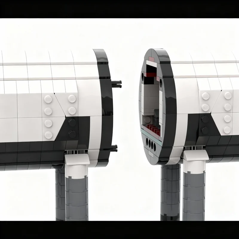 ตัวต่อ MOC I Compartment Subnautica Below Zero Aquazone จำนวน 445 ชิ้น ของเล่นตัวต่อแบบจำลอง ของขวัญคริสต์มาส ของเล่นสถาปัตยกรรม ของเล่นเสริมพัฒนาการ