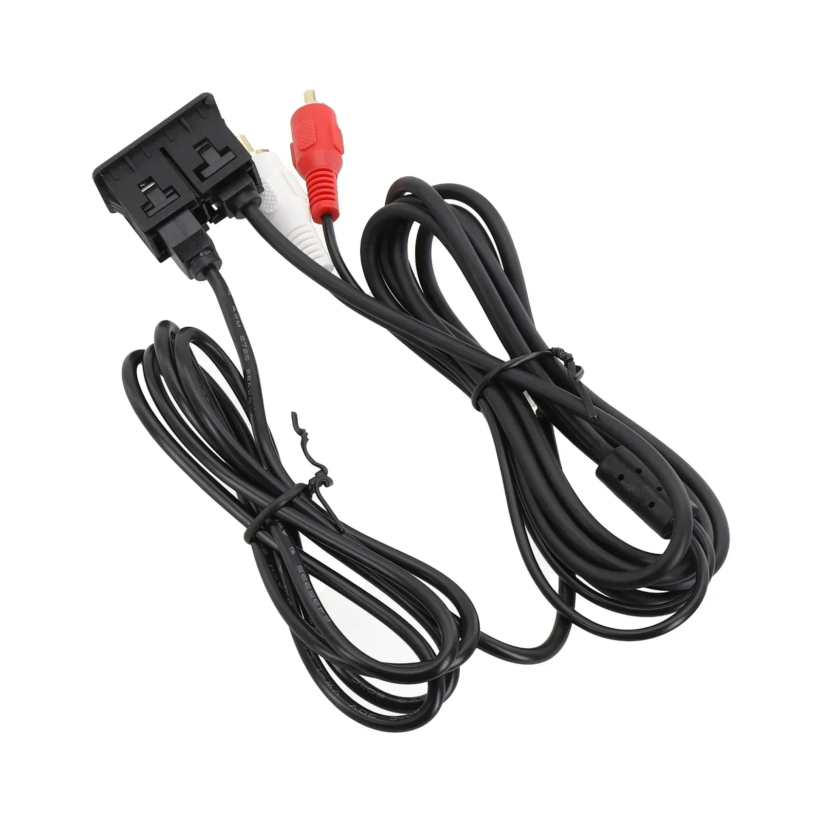 Adattatore per cavo di interfaccia per pannello interruttori AUX da 4 pin USB + 3,5 mm per montaggio a incasso per cruscotto dell\'auto ampiamente