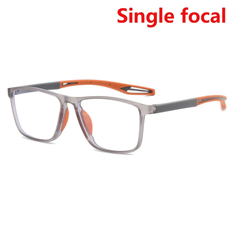Neue trendige TR90 photochrome multifokale Lesebrille 3-in-1 Outdoor Bifokale Sonnenbrille Sport Anti Blue Near Far Brille