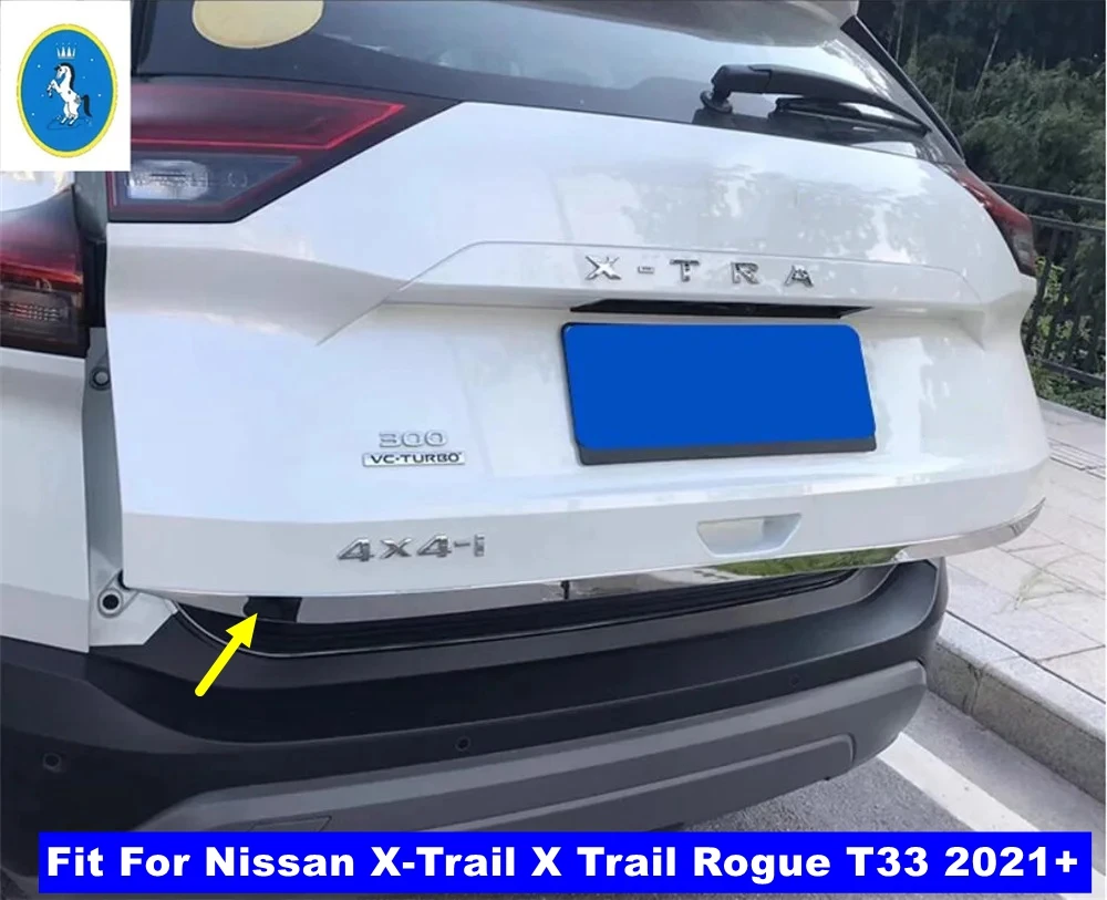 

Rear Trunk Lid Cover Tailgate Trim Door Handle Molding Boot Garnish For Nissan X-Trail X Trail Rogue T33 2021 - 2024 Accessories