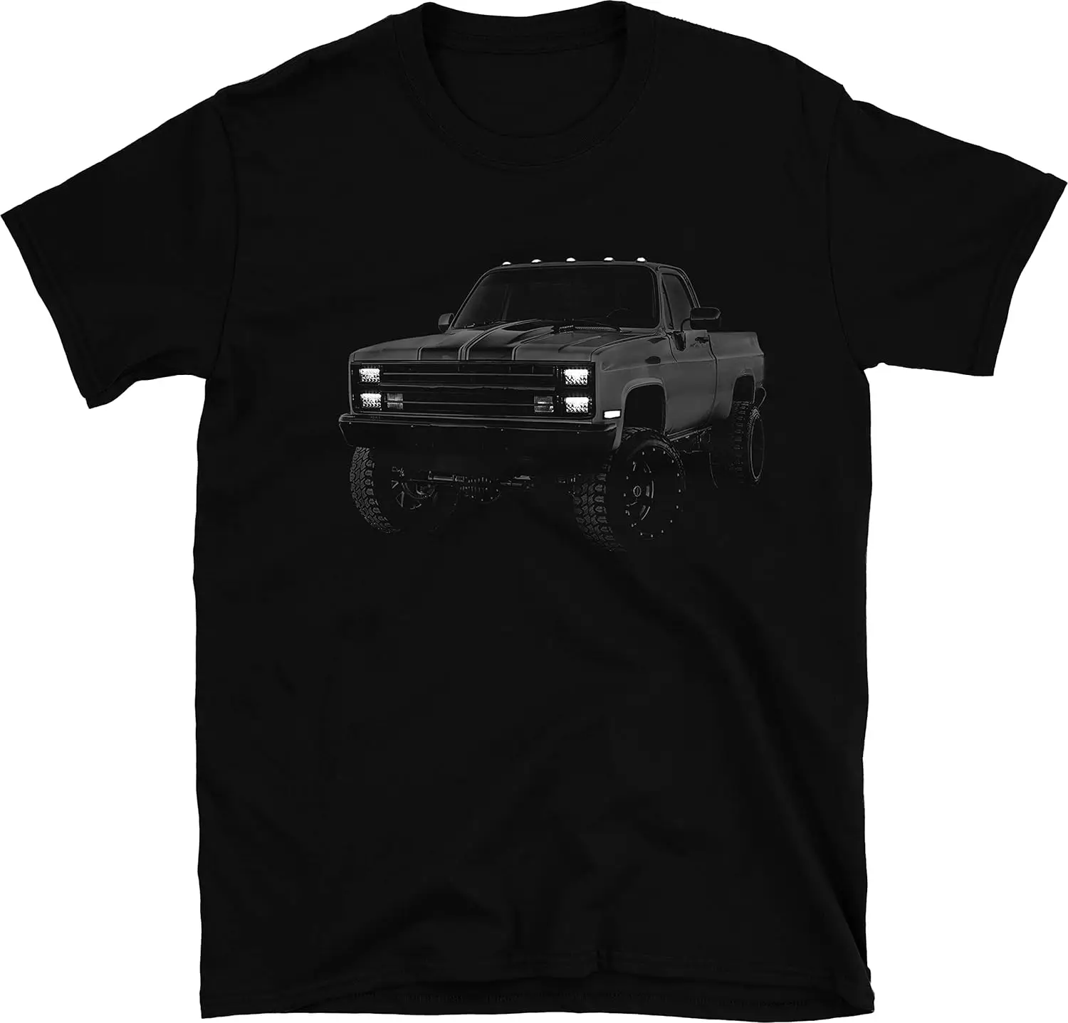 

Square Body Truck Chevy K10 Unisex T-shirts for Man Woman Short Summer Tees Casual Cotton New Arrival Fashions Couple's Cloths