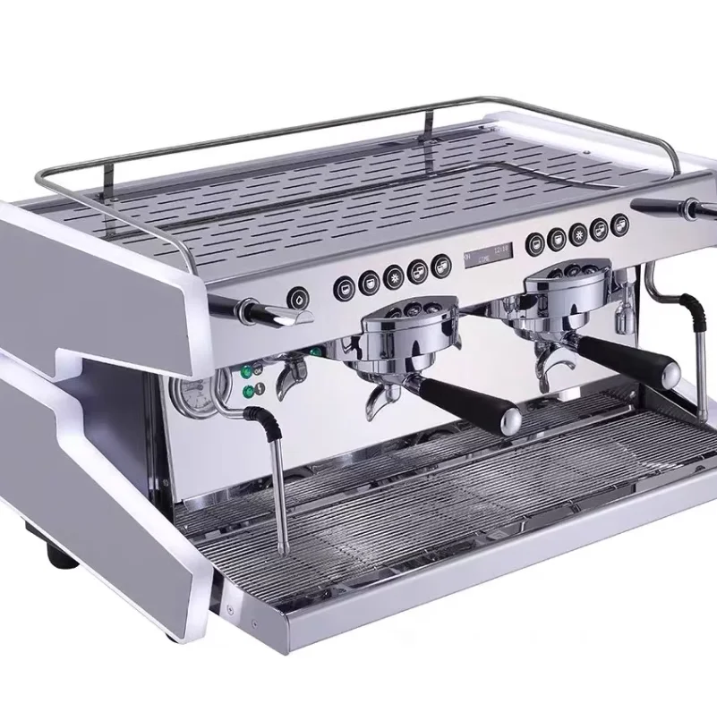 automatic expresso double head coffee machine for coffee shop