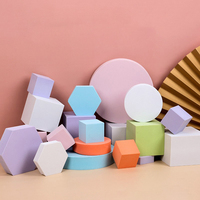 Creative Hard Foam Geometric Cube Life Photo Material Three-dimensional Ornaments Photography Props Makeups Cube Photoshoot