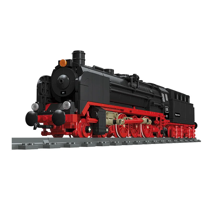 

JIESTAR 59004 German BR01 steam locomotive Railway Train Series DIY Toys Building Blocks Boy's Gift 1173Pcs