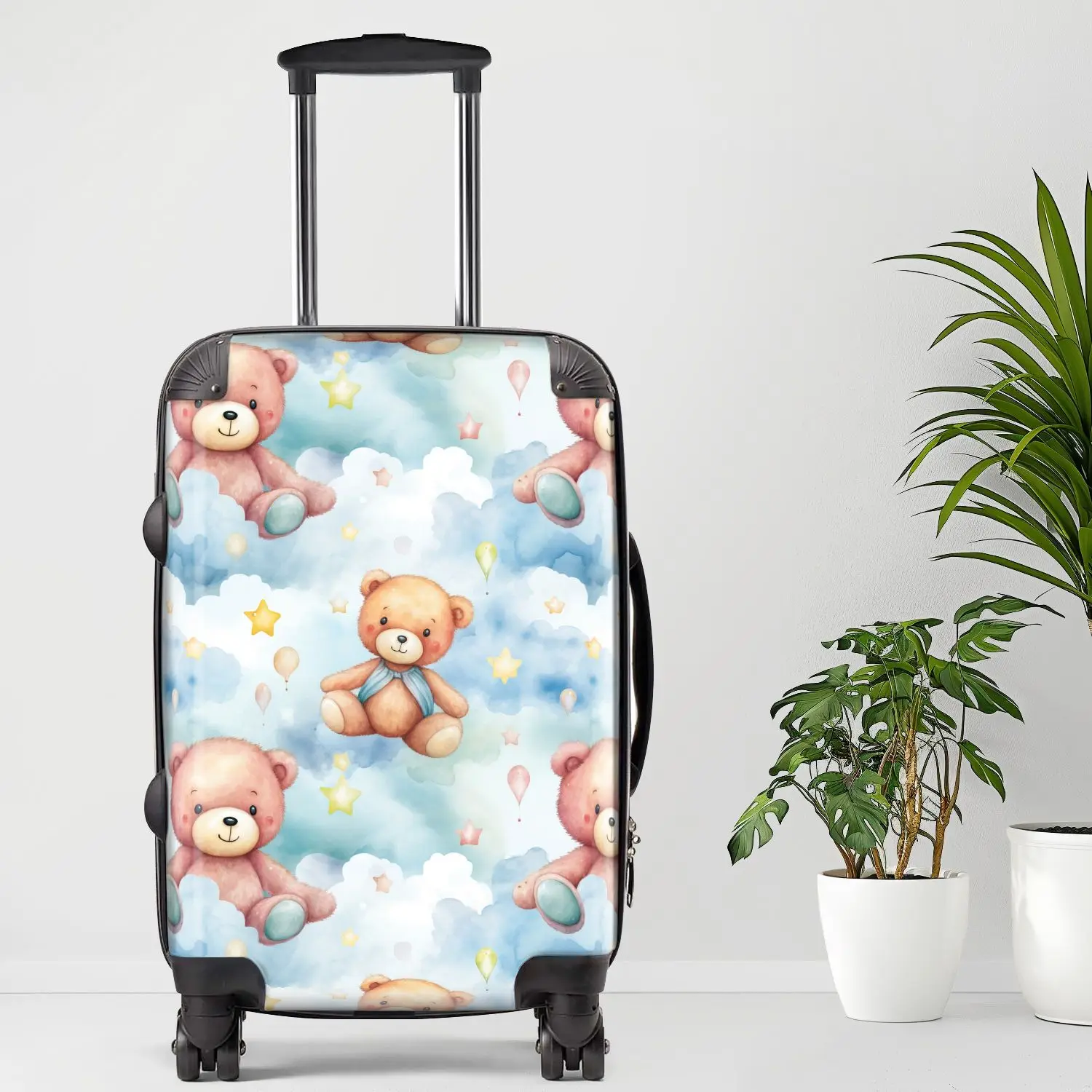 

Bear8 Luggage, 20/24/28 Inch Luggage, Carry-On, Custom Luggage, Luggage Set, Suitcase, Travel, Vacation, Cabin Suitcase, Custom