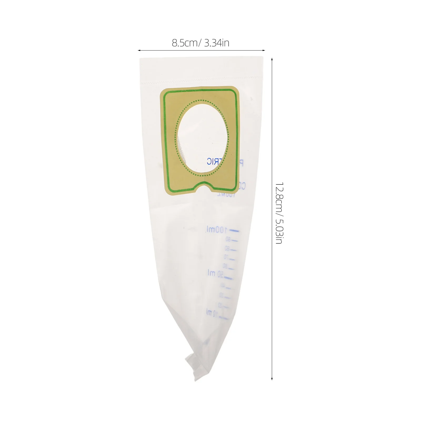 25 قطعة من أكياس بول الأطفال اللاصقة الشفافة 100 مل مقاومة للانسكاب، أكياس تبول معبأة بشكل فردي للرضع والأولاد والبنات #6